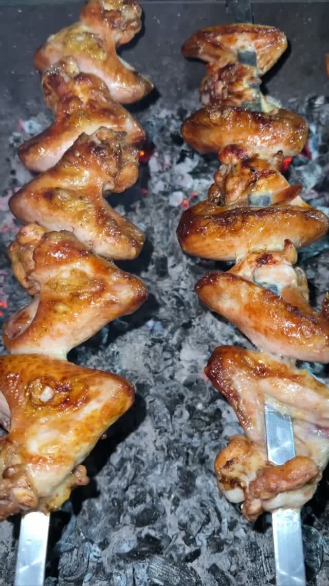 Мой любимый рецепт шашлыка из куриных крыльев 🔥