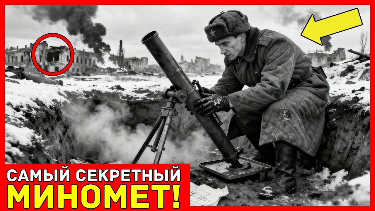 Его АБСУРДНАЯ переделка миномёта БИЛА на 400 метров дальше — немцы НЕ МОГЛИ найти позицию...