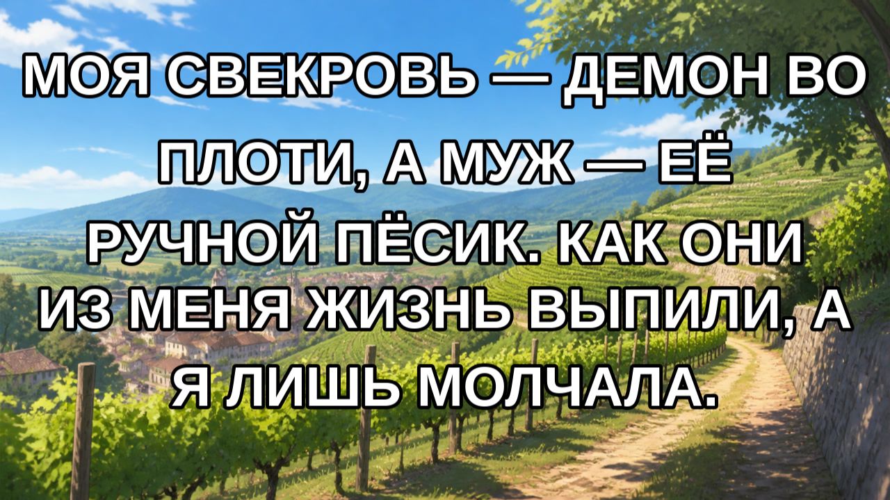 Моя свекровь — демон во плоти, а муж — её ручной пёсик. Как они из меня жизнь выпили, а я лишь мол