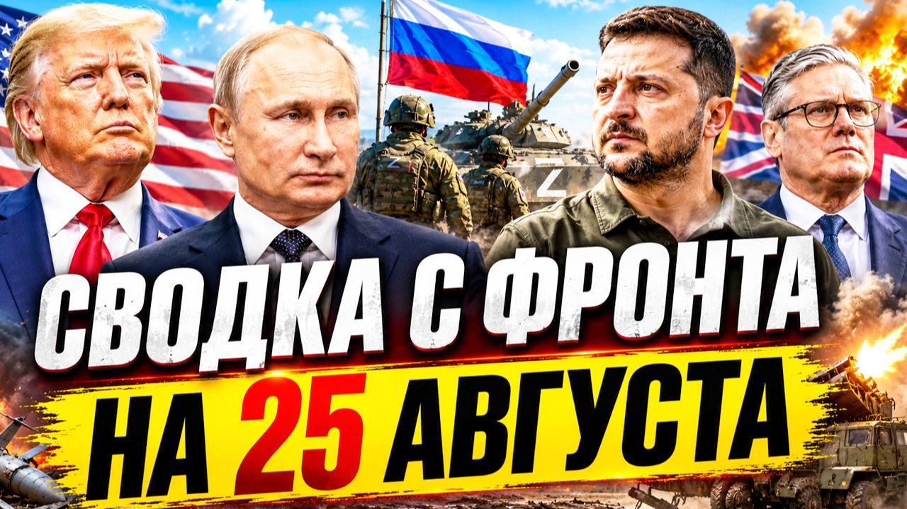 Сводка СВО 25 августа. ОРЕХОВ В ОГНЕ! Российские войска вышли к окраинам — что происходит на фронте