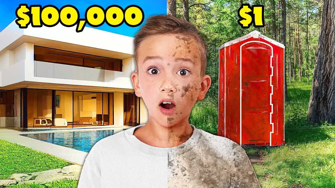$1 VS $1,000,000 Отпуск - Сборный видеоролик с Владом
