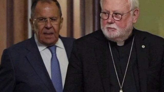 ‼️В Россию впервые за 5 лет прибыл секретарь Ватикана обсуждать прекращение войны — Reuters