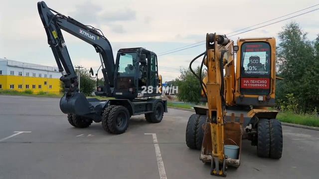 Обзор колесного экскаватора Xinyuan