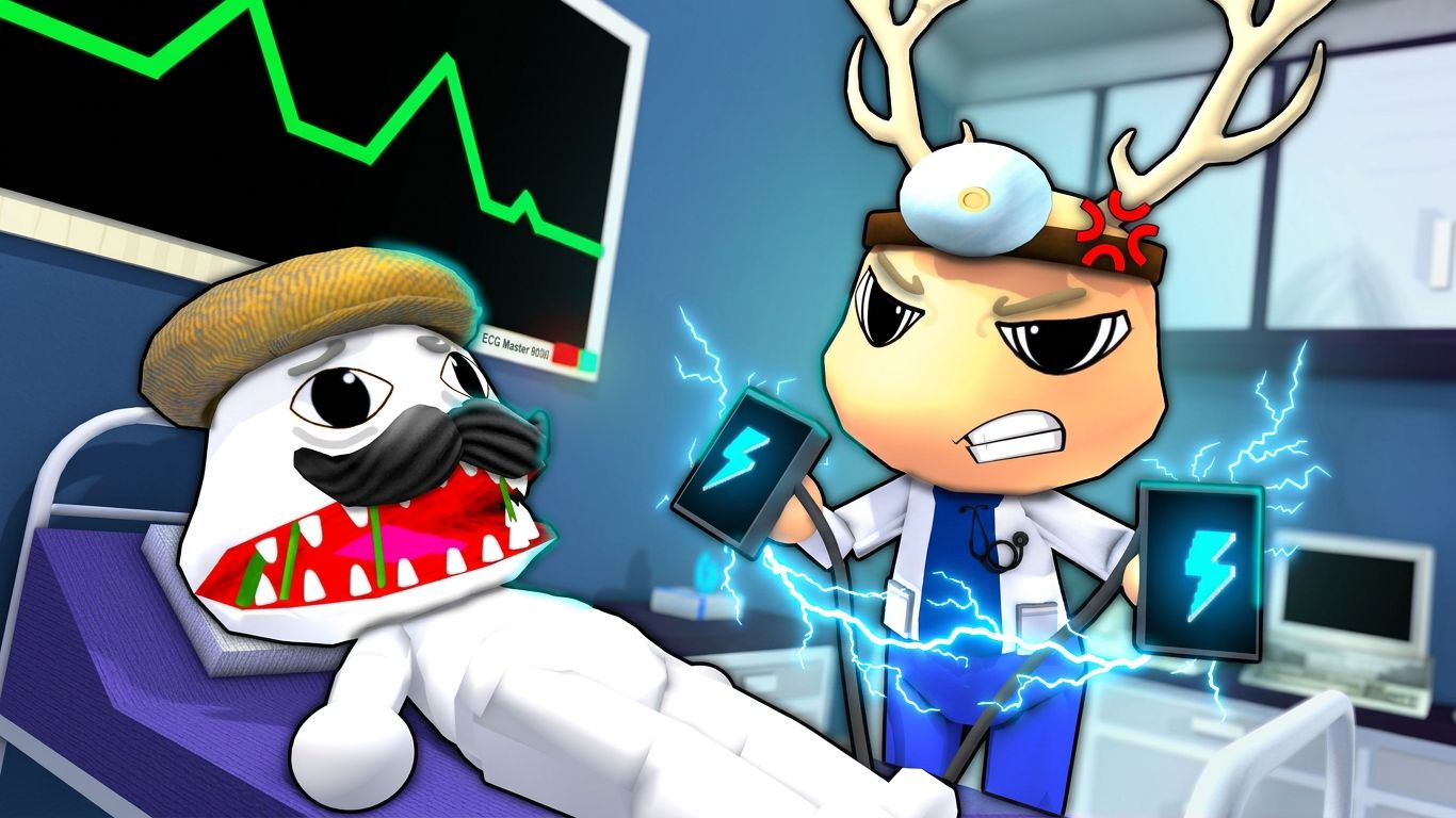 Больница для животных АНОМАЛИИ ROBLOX  СМЕШНЫЕ МОМЕНТЫ МЕМЫ. У ДОКТОРА ХАРЛОУ есть СЕКРЕТЫ vs БАРНИ