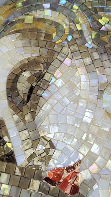 Панно по мотивам художницы Тамары Лемпицка #mosaic #мозаика