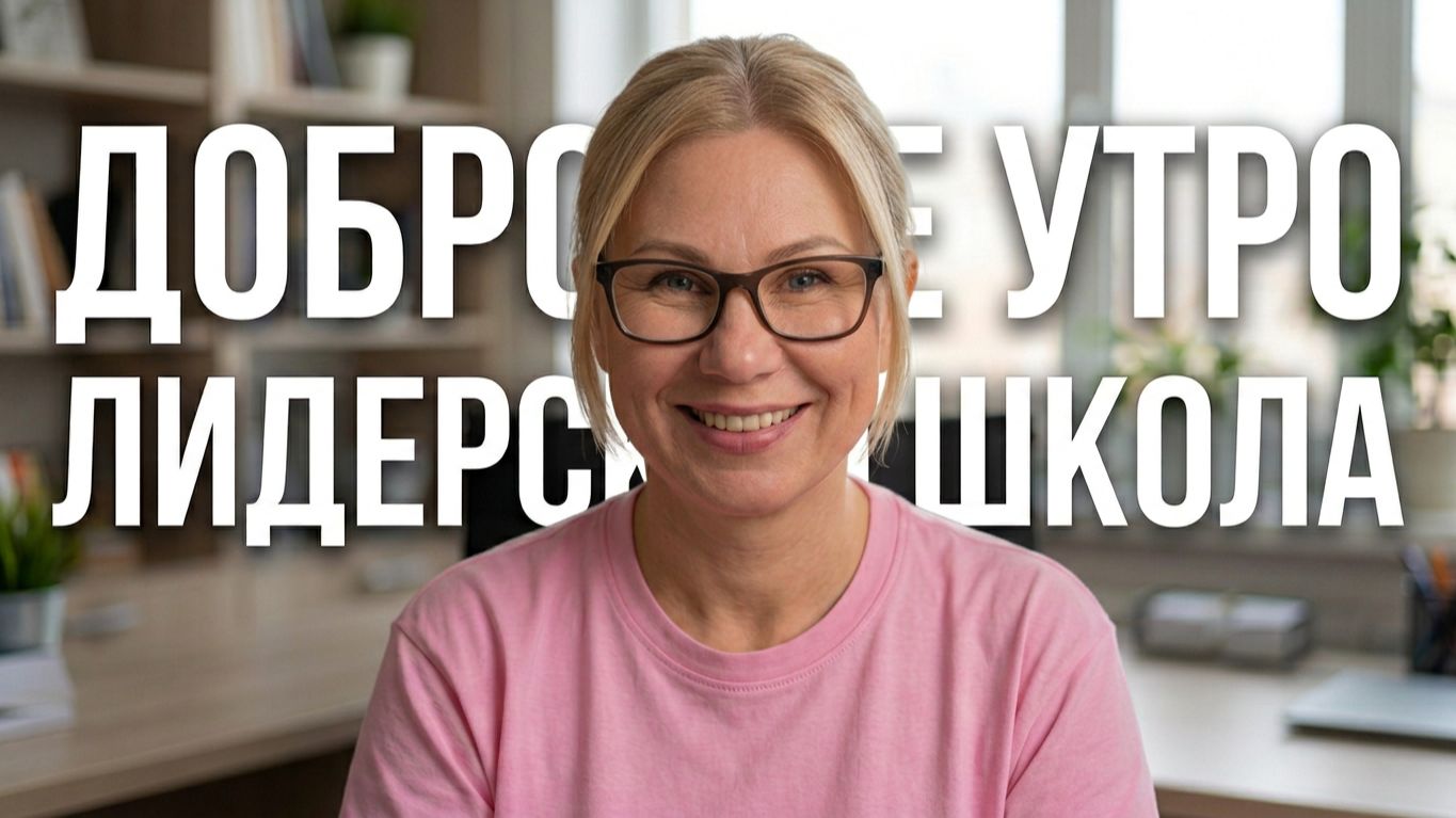 Лидерская школа С.К. Холиной и М.Ю. Серебряной в эфире Доброго утра, запись от 25.08.2026г.
