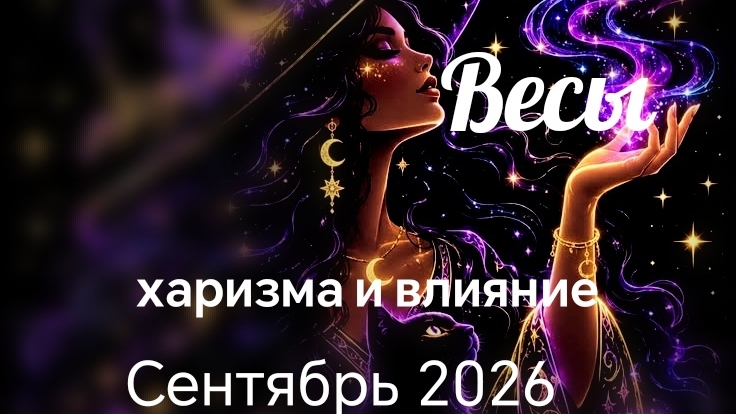 Весы Сентябрь 2026