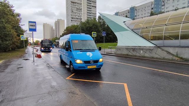 Маршрутка Mercedes Benz Спринтер борт 192152 маршрут 1358