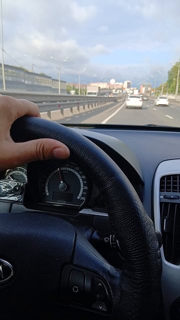 Транспортная обстановка на Горьковковском шоссе, еду на Kia Ceed Sw 2010 в Балашихе