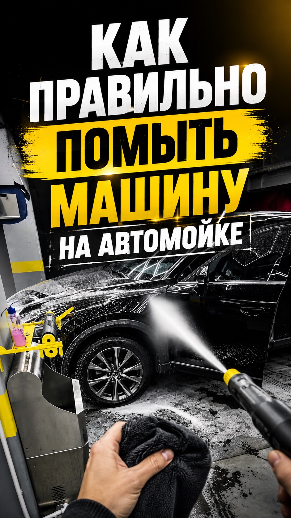КАК ПРАВИЛЬНО ПОМЫТЬ МАШИНУ НА АВТОМОЙКЕ?