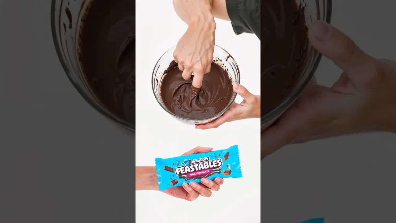 Самая Дорогая Модель Рук Держит Feastables (Мистер Бист | Mr. Beast | Mr.Beast)