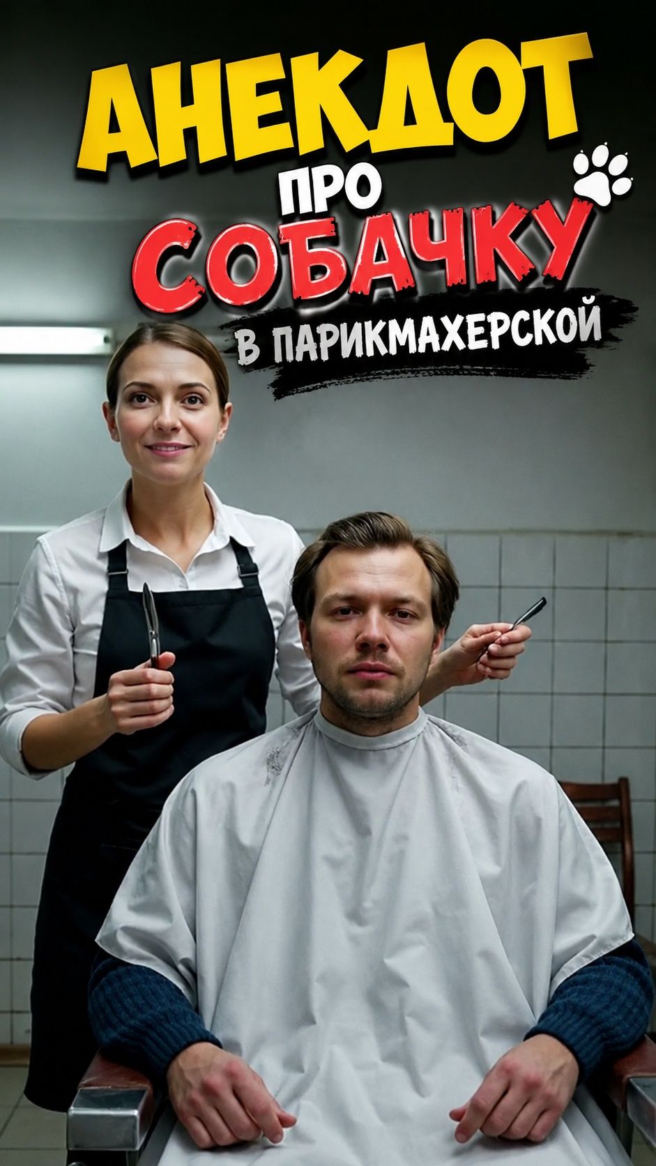 Анекдот про собачку в парикмахерской
