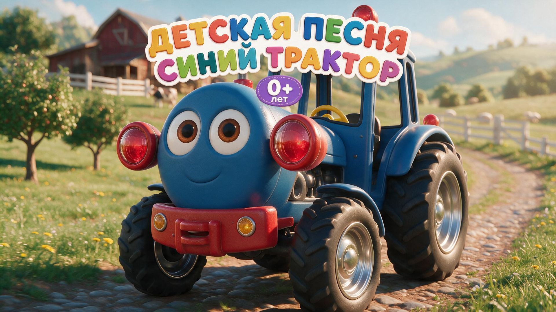СИНИЙ ТРАКТОР | Детские песенки | Детские песенки для малышей