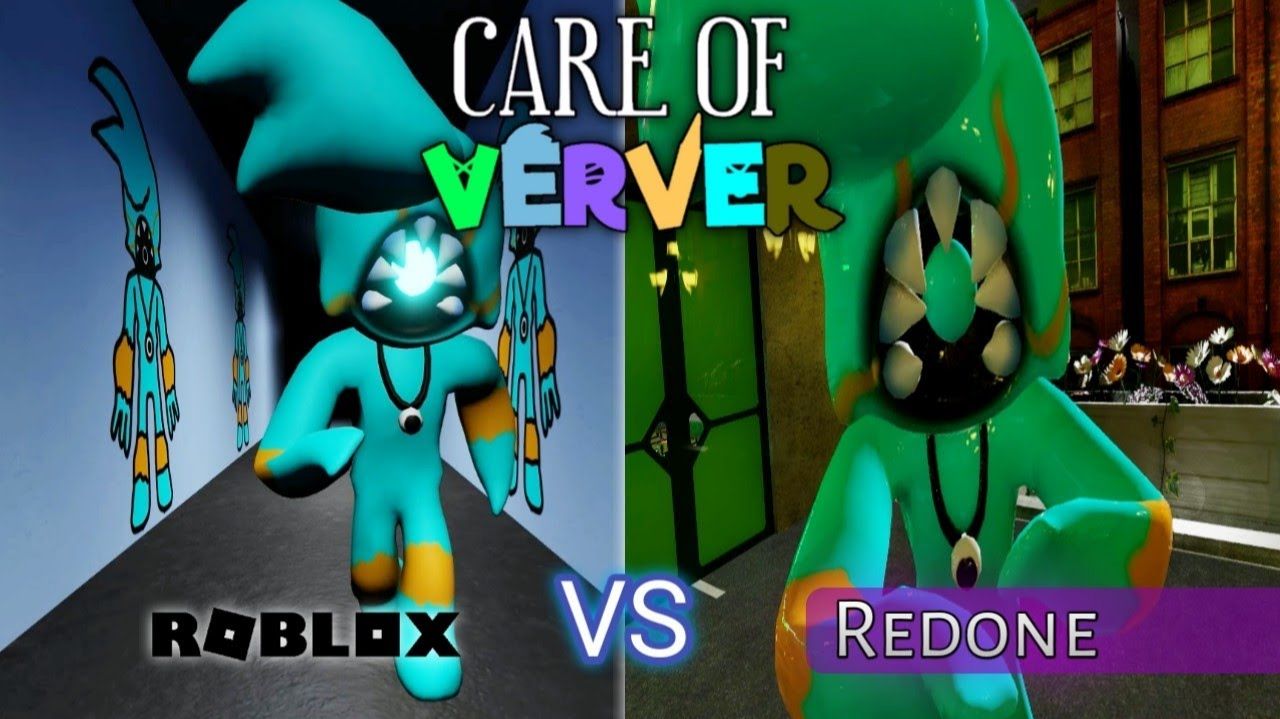 CARE OF VERVER REDONE VS ROBLOX PORT Сравнение, полное прохождение - Ужас талисмана