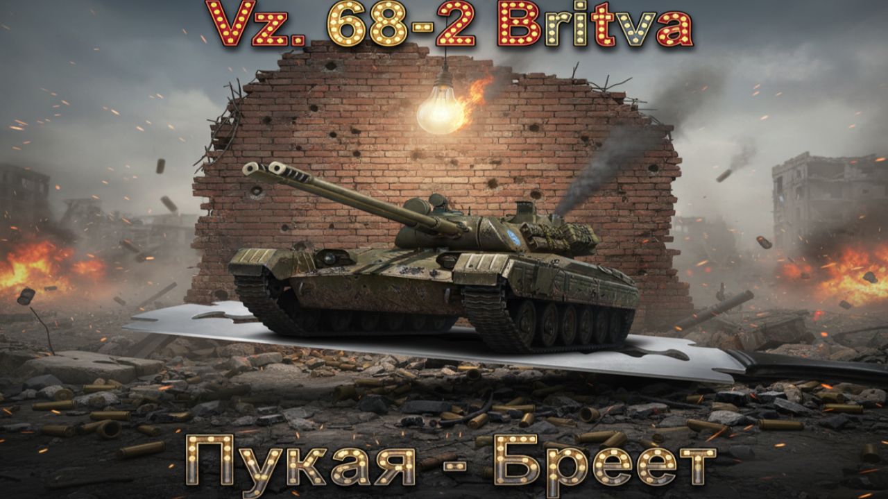 Vz. 68-2 Britva - Тест на профиграбельность намбер ту! #танки #worldoftanks #миртанков #wot