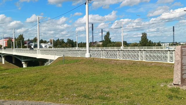 Новый мост через Лососинку, вроде не плохо смотрится.