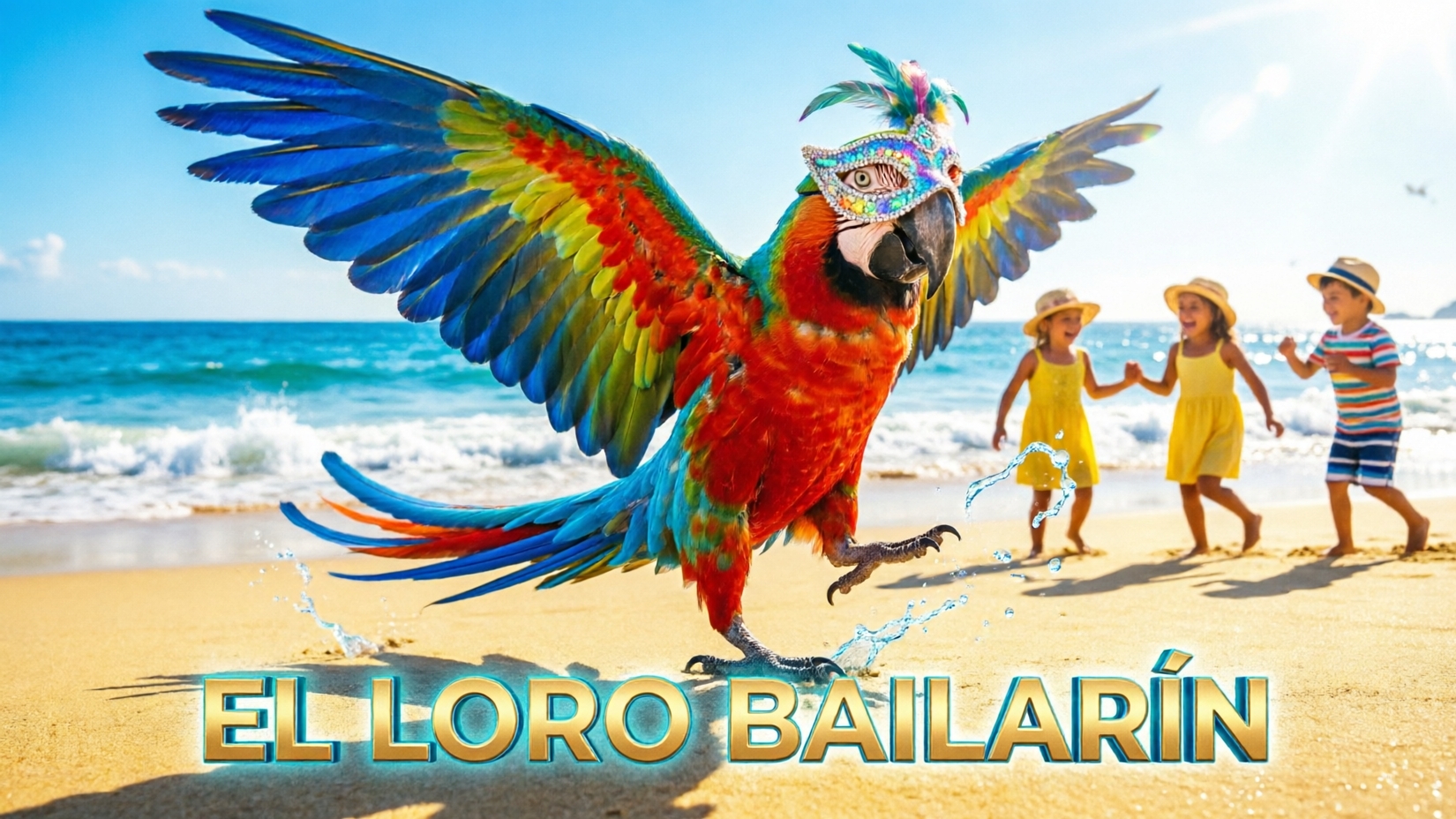  EL LORO BAILARÍN  Танцующий Попугай из Рио Детская Песня на Испанском  Учимся Танцевать Самбу