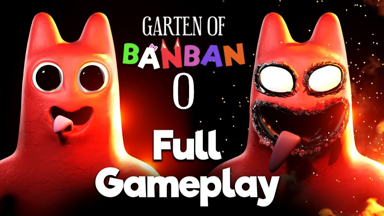 Garten Of Banban 0 ПОЛНОЕ ПРОхождение ИГРЫ — БЕЗ СМЕРТЕЙ (4K60FPS) Без комментариев