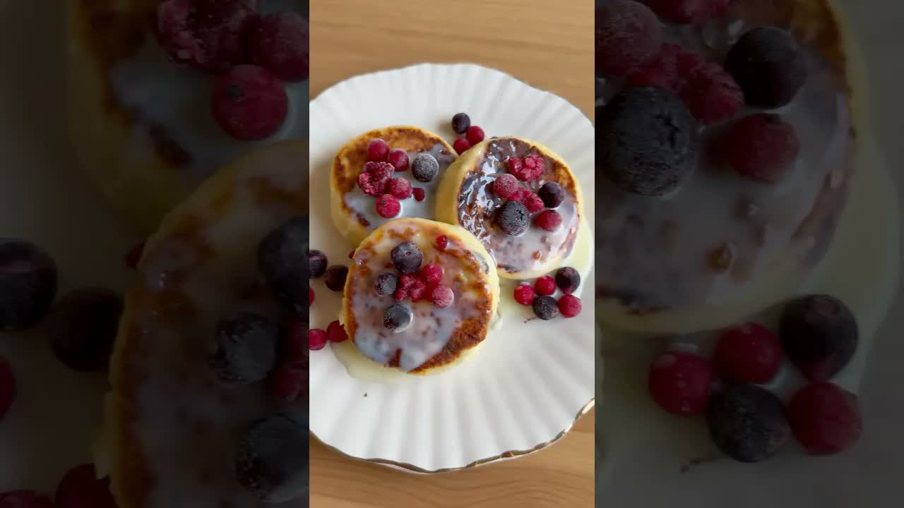Сырники 🍒 #сырники #творог #рецепты #рецепт #завтрак #еда #вкусно #десерт #готовим #кулинария