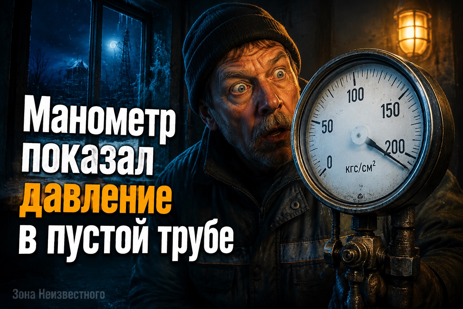 Манометр показал давление в несуществующей трубе