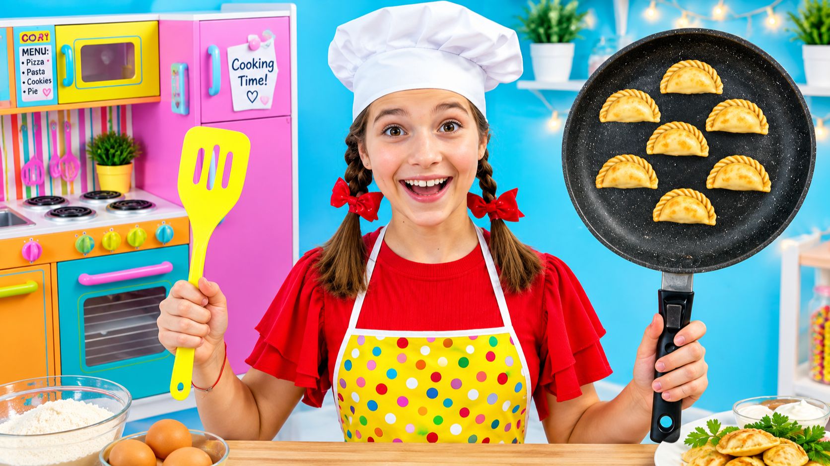 СОФИЯ | София и папа готовят вкусный сюрприз для мамы | Челлендж