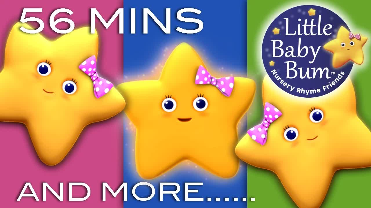 Мерцай, мерцай, звездочка + Еще | Детские стишки для малышей от LittleBabyBum