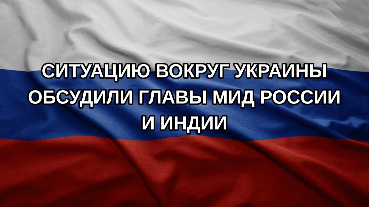 Ситуацию вокруг Украины обсудили главы МИД России и Индии