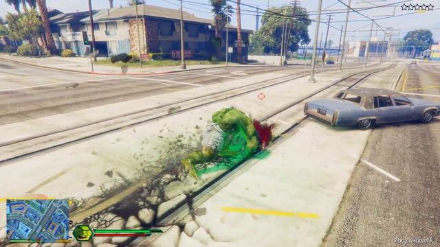 МЕРЗОСТЬ ПРОТИВ ХАЛКА в ГТА 5 МОДЫ! БИТВА СУПЕРГЕРОЕВ Abomination Hulk и ОБЗОР МОДА в GTA 5 ВИДЕО