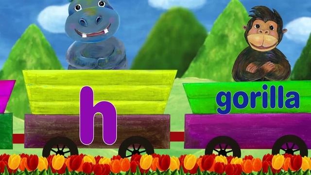 Песня поезда ABC | Детские песни и стишки CoCoMelon