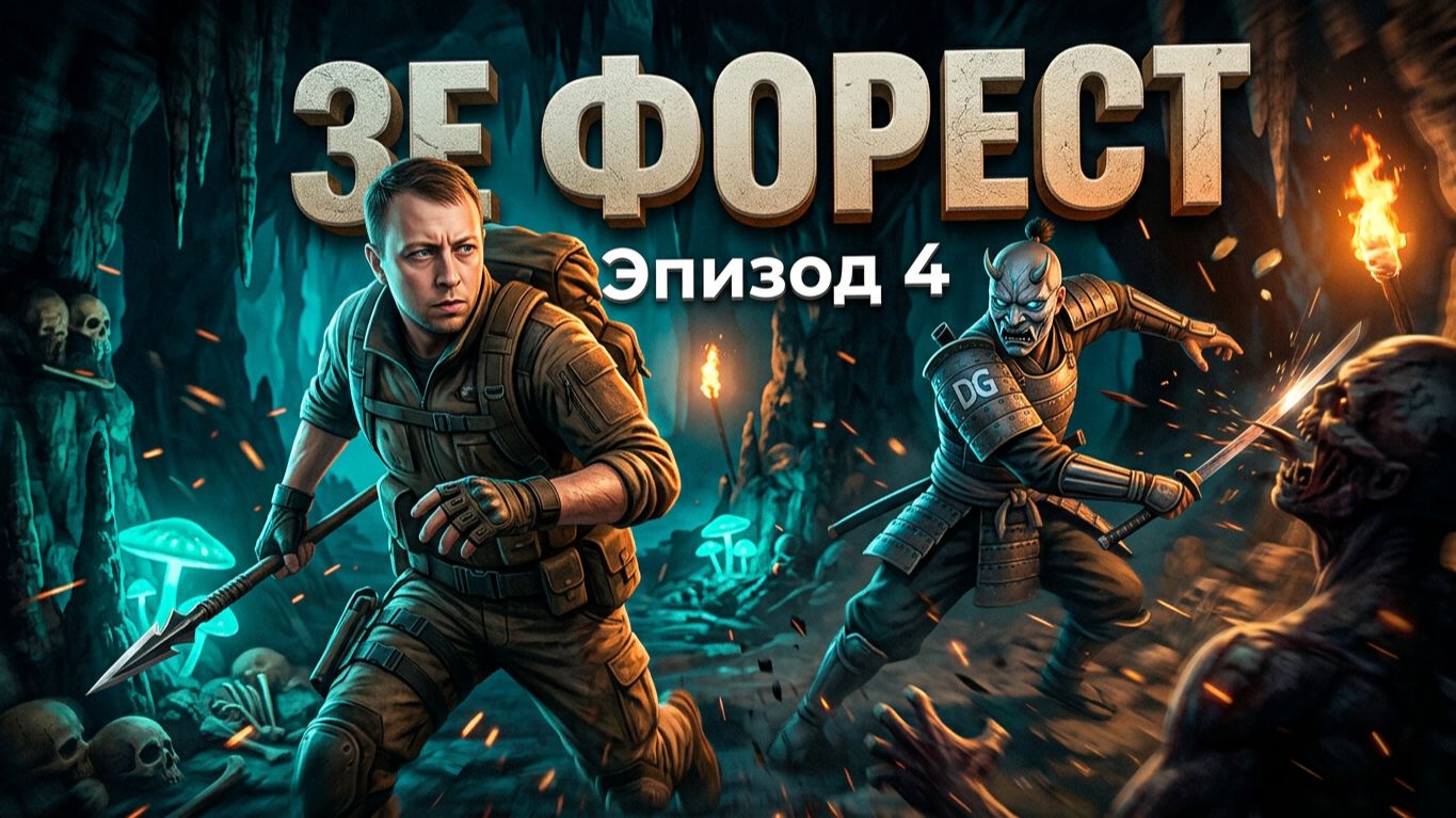 ВЫЖИВАЕМ на острове! Зачищаем пещеры #TheForest №4