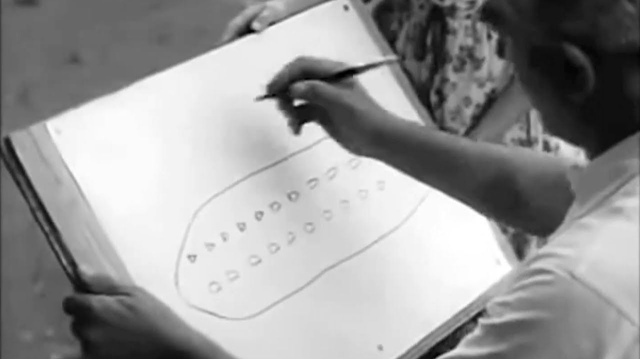 German Mayor Talks About And Draws His UFO Encounter With Occupants, 1950s