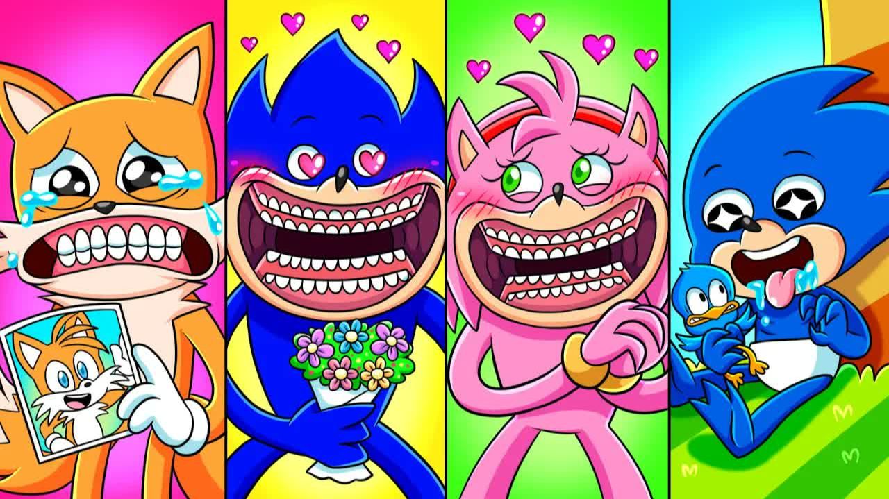 ТОП 10 ЛУЧШИХ АНИМАЦИЙ ПРО THE SONIC TAPES! | Хорнстромп анимации на русском