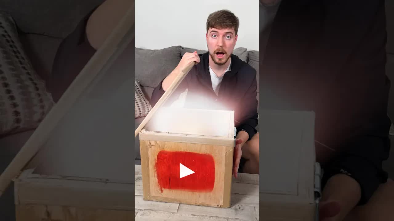 Открываю Мою Кнопку YouTube за 200М Подписчиков Мистер Бист  Mr. Beast  Mr.Beast