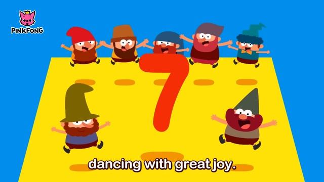 Семь эльфов | Песни про числа | Песни PINKFONG для детей