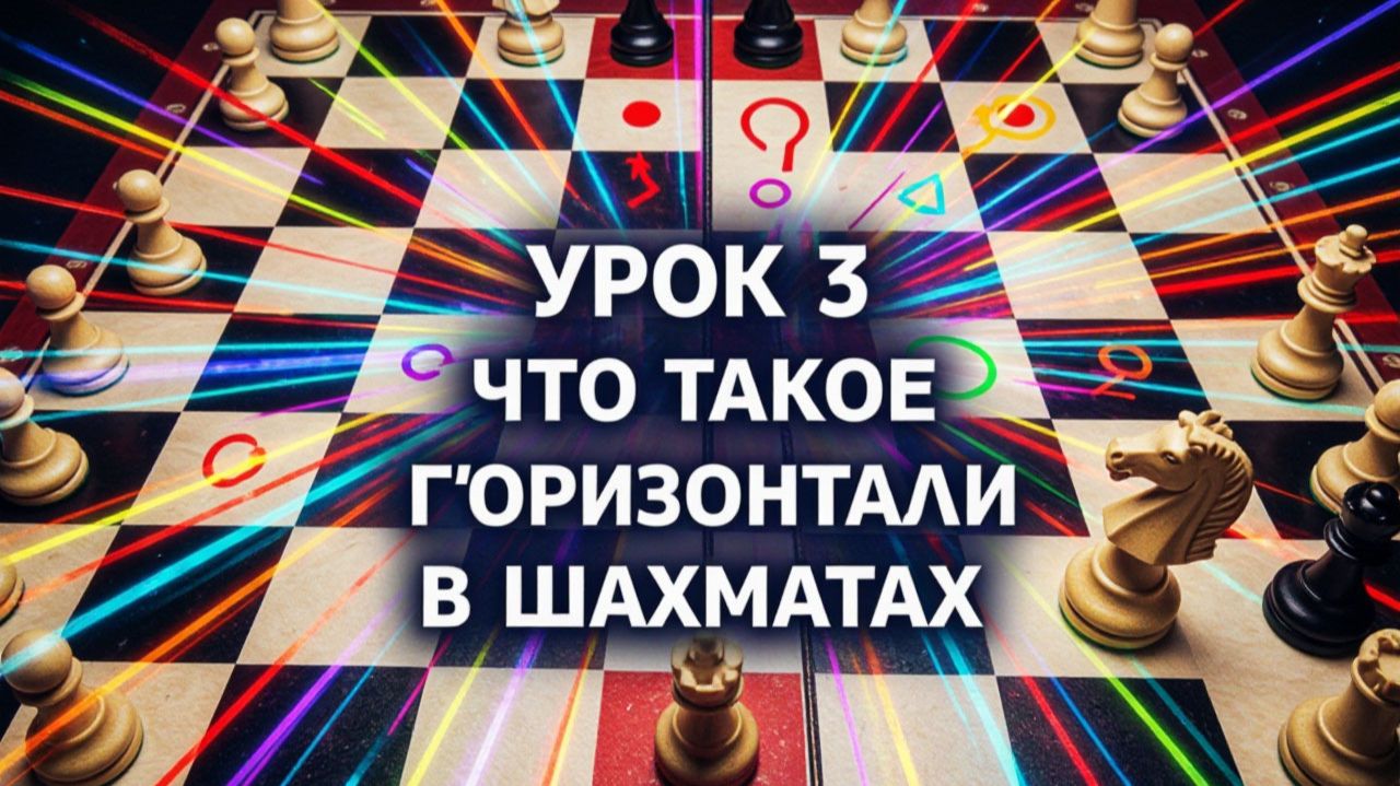 Урок 3: Как найти Горизонтали на шахматной доске - основы для новичков