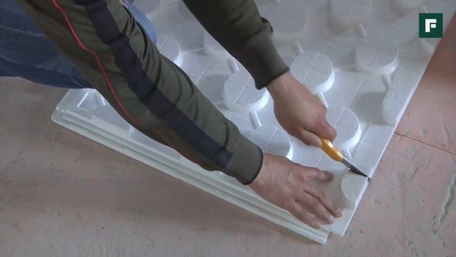 Укладка труб тёплого пола на маты из пенополистирола -- FORUMHOUSE совместно с КНАУФ ПЕНОПЛАСТ
