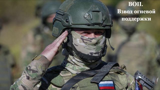 Взвод огневой поддержки.