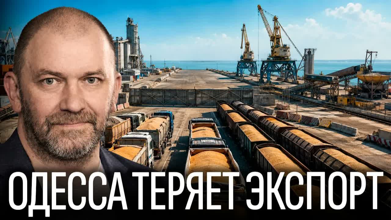 УКРАИНА ТЕРЯЕТ МОРСКОЙ ЭКСПОРТ ЧТО ПРОИСХОДИТ В ПОРТАХ ОДЕССЫ — АЛЕКСАНДР КАЗАКОВ