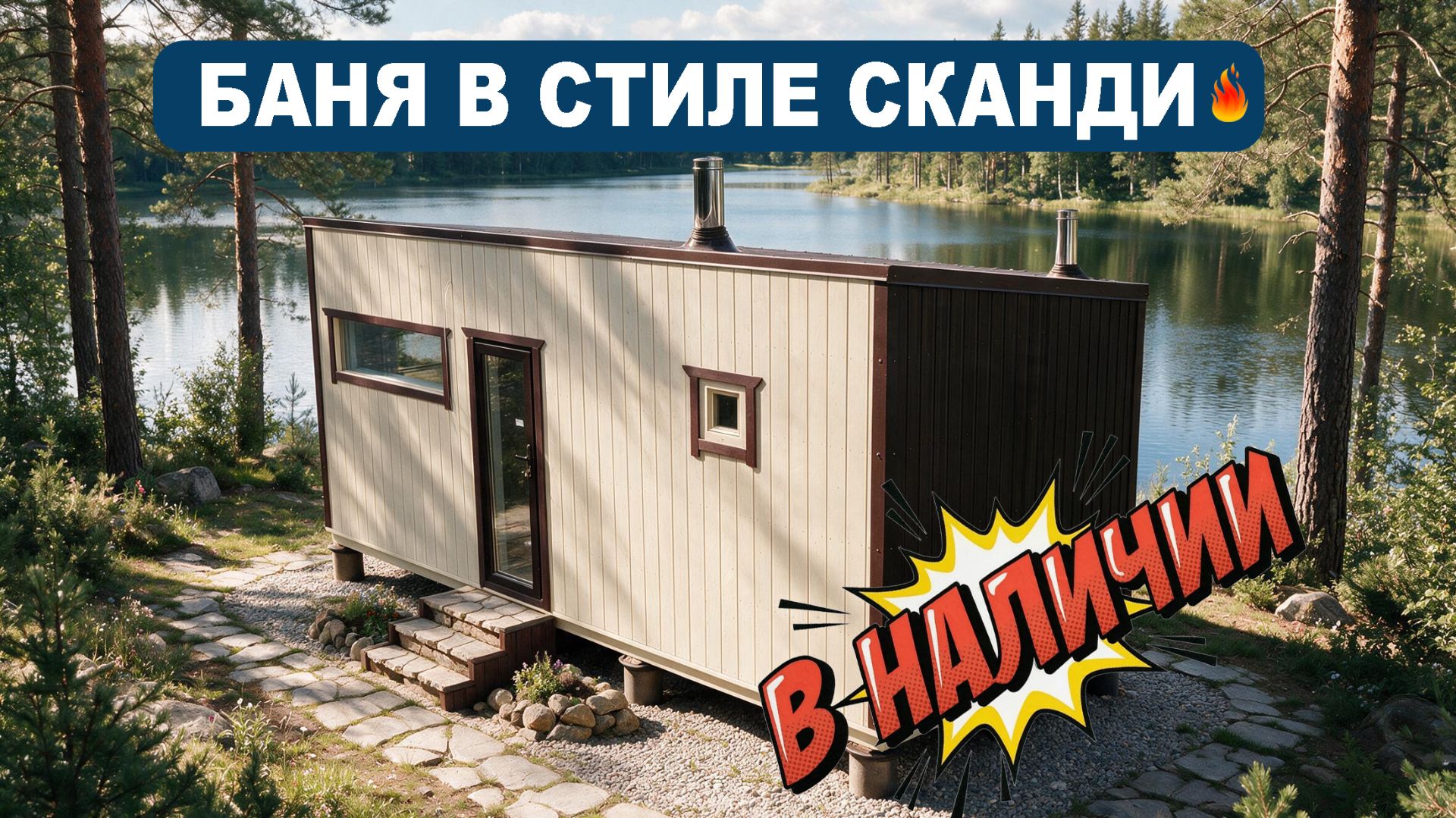 БАНЯ В СТИЛЕ СКАНДИ