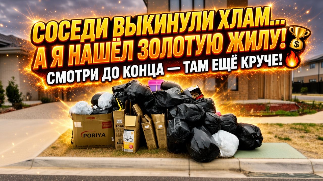 Исследование мусорных куч в разных районах ! / Должно повезти , по полной !