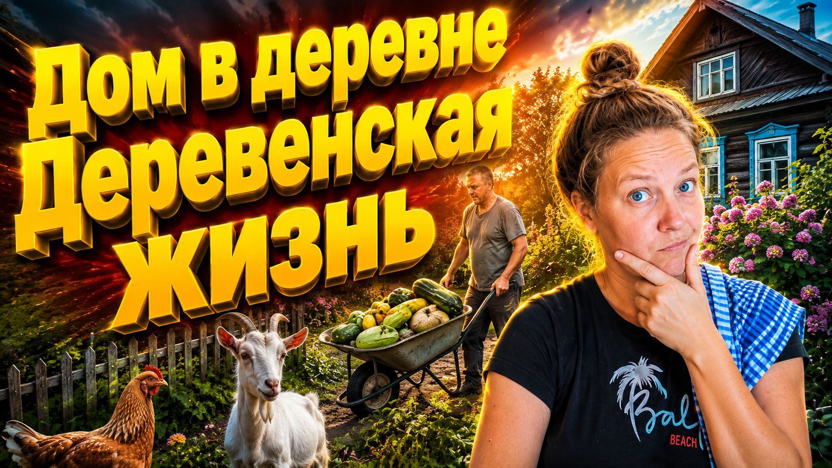 Деревенские будни  Купили дом в селе на хуторе  Простая жизнь