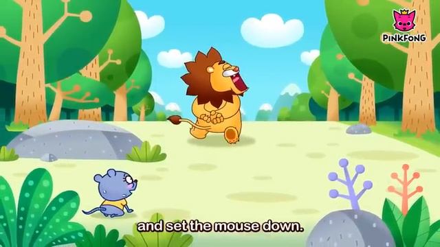 Лев и мышь | Басни Эзопа | Истории Pinkfong для детей