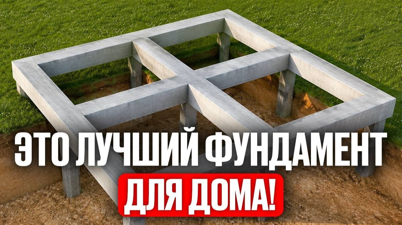 ДОМ простоит ВЕКА с таким ФУНДАМЕНТОМ! Свайно-ростверковый фундамент ПО НАУКЕ!