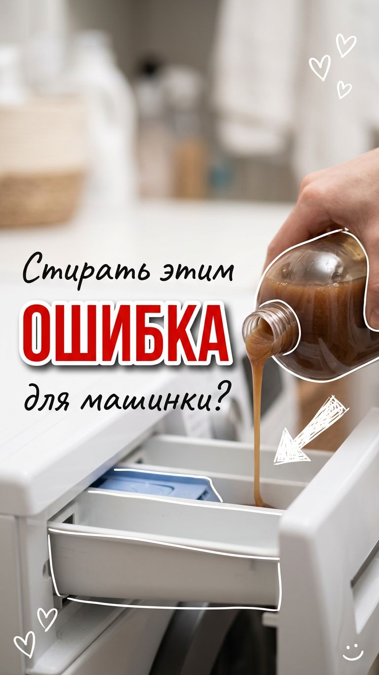 Можно ли стираль жидким хозмылом в машинке? #стирка #стиралка #уборка #мыло