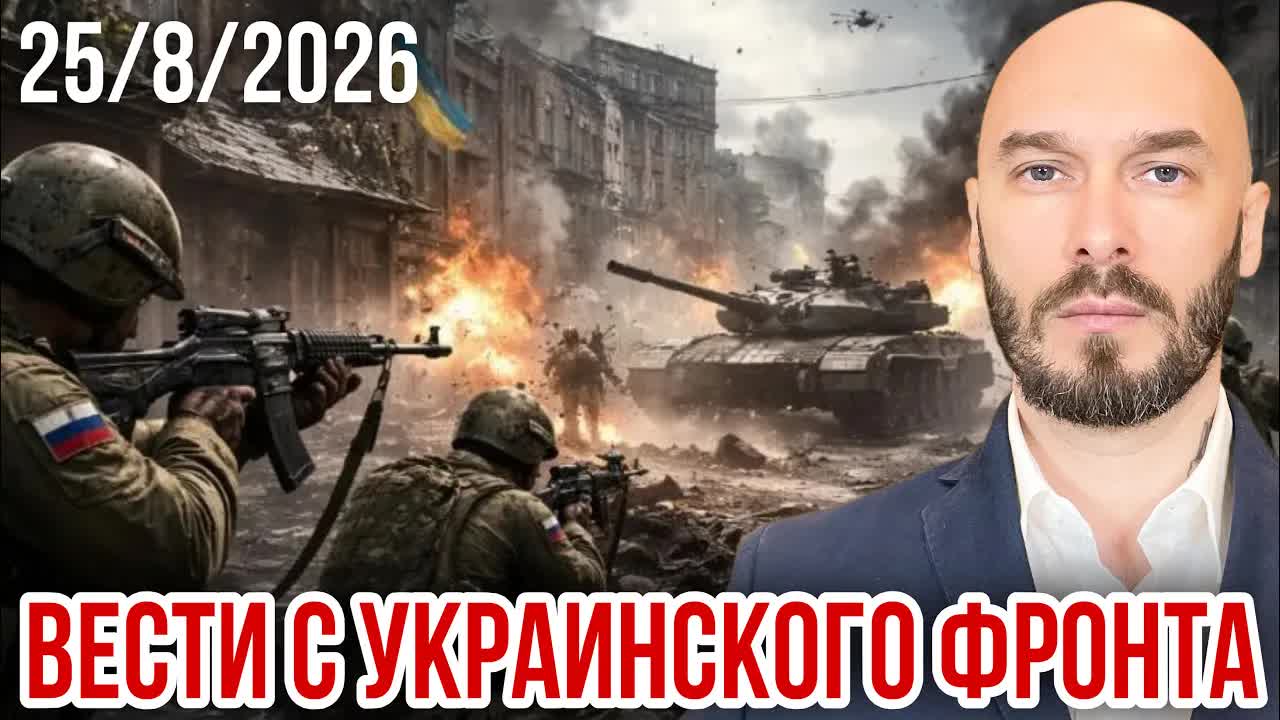ВЕСТИ С УКРАИНСКОГО ФРОНТА 25/8/2026