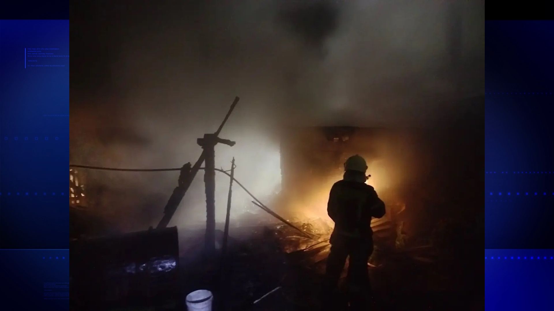 11 голов птицы погибли в пожаре