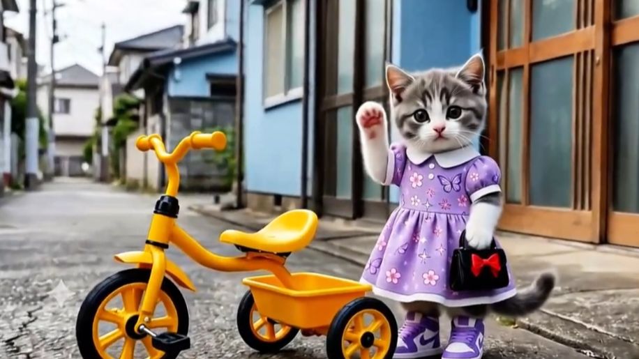 Приключения котёнка!