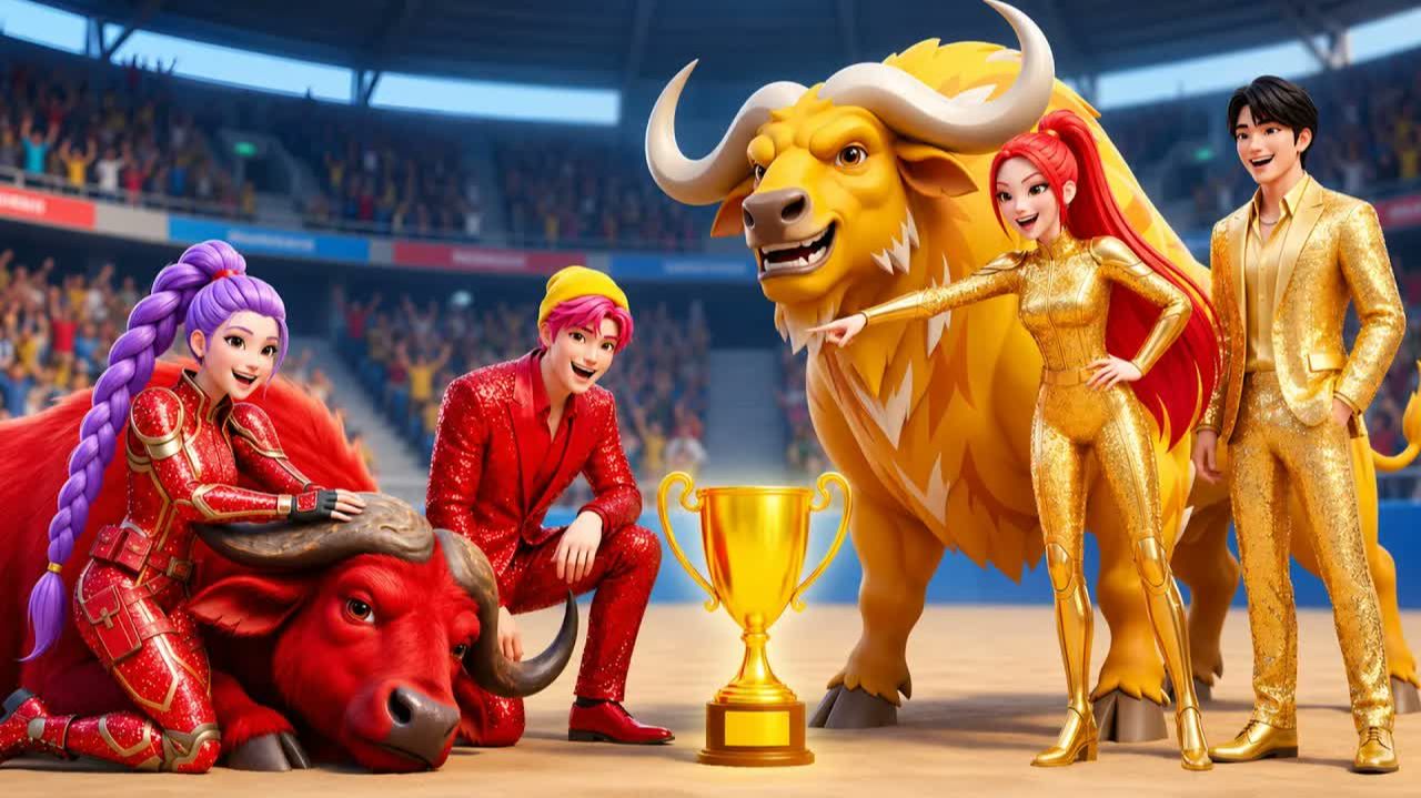 Голден Фэмили ПРОТИВ Руби Фэмили - РУМИ выигрывает чемпионат Magic Buffalo Racing