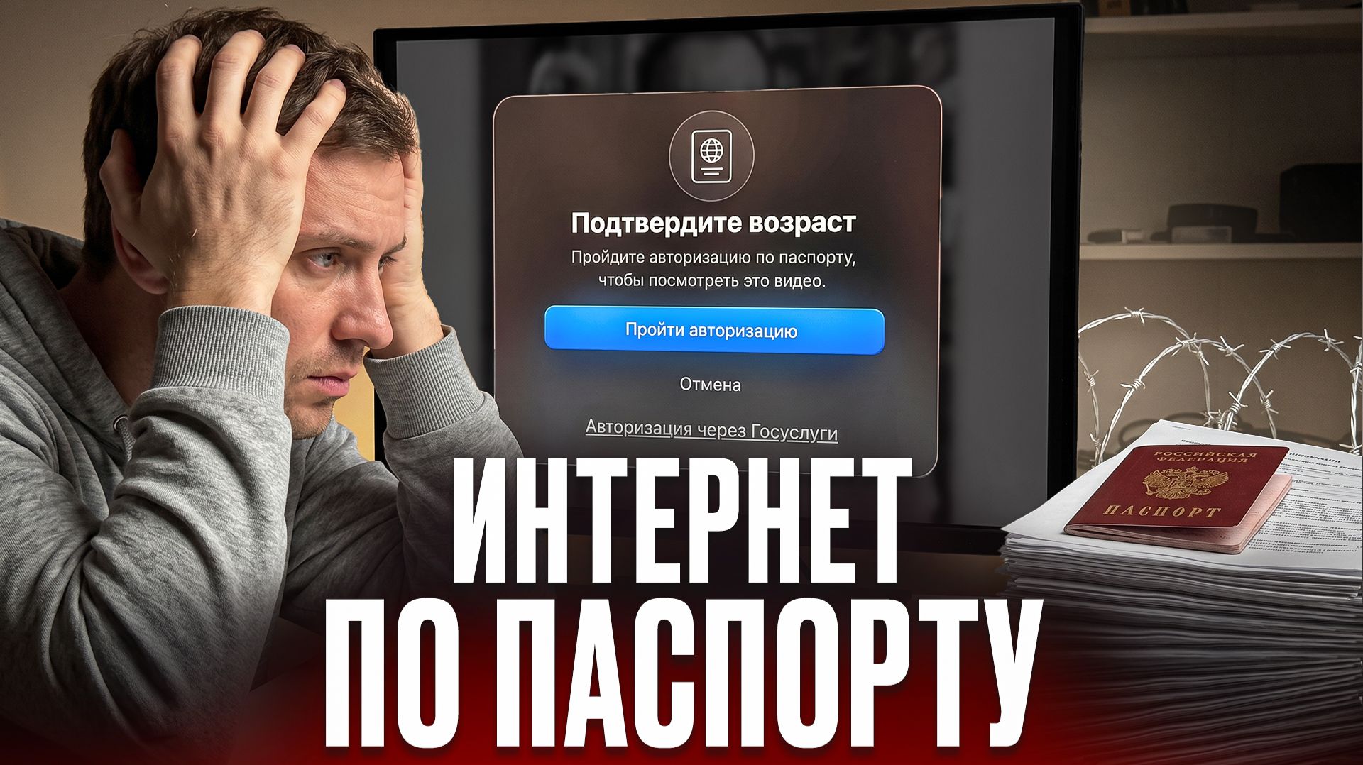 ПРИВЯЖИТЕ ПАСПОРТ ИЛИ ИНТЕРНЕТ ЗАКРОЮТ! Вход через Госуслуги - что изменится осенью 2026 году?