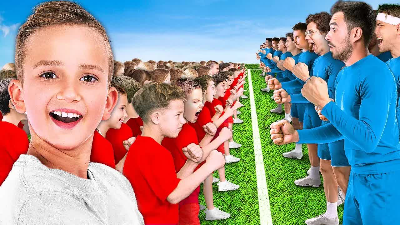 ДЕТИ Vs ВЗРОСЛЫЕ: ЧЕЛЛЕНДЖ НА СИЛУ ОТ ВЛАДА!
